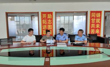 公安局治安大隊(duì)來孟和制專項(xiàng)檢查